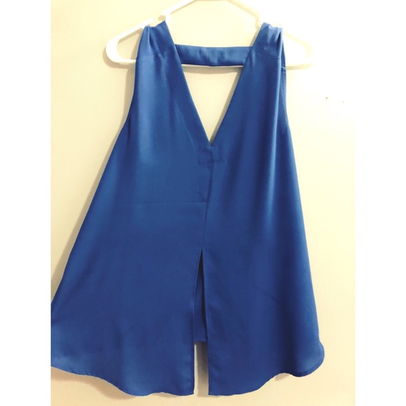 Express royal blue dress tank - Picture 3 of 3